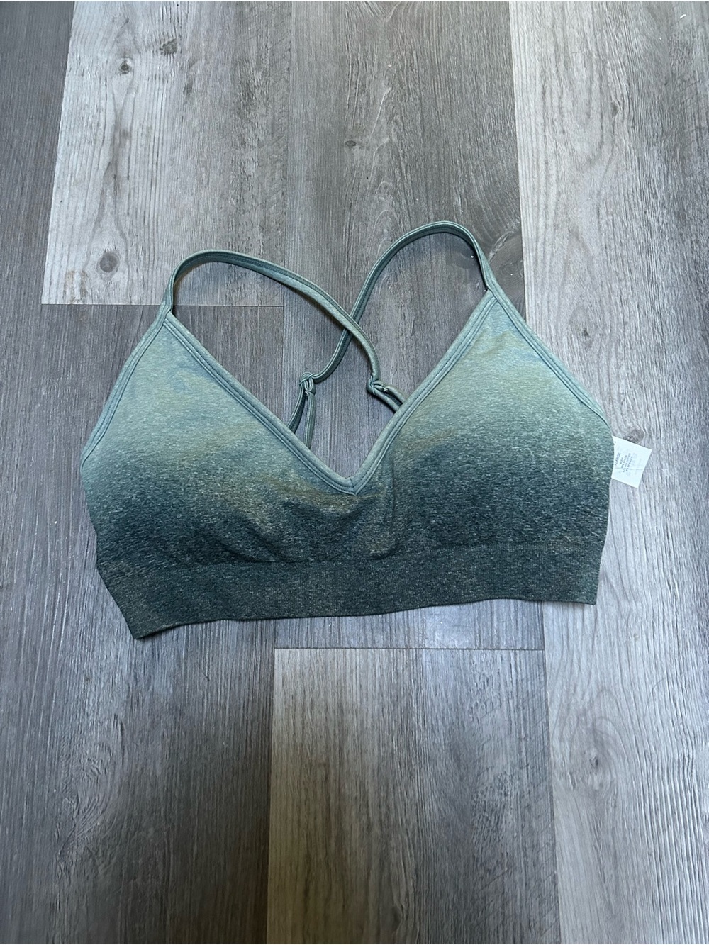 Buffbunny green ombre sports bra | XL